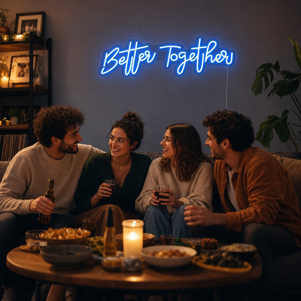 "Better Together" Neonkyltti