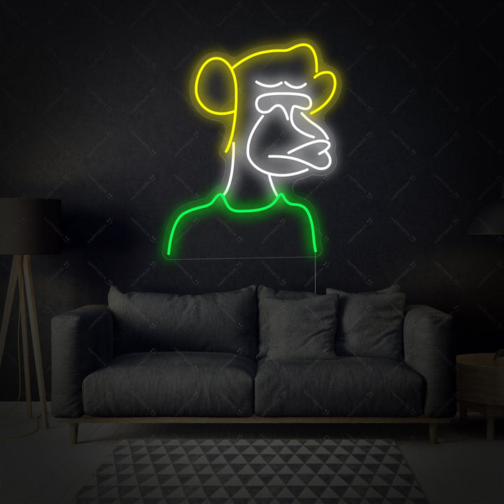 "Bored Ape" Neonkyltti