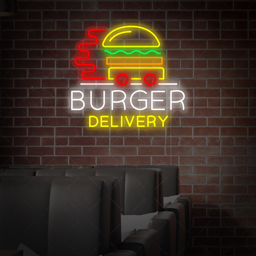 "Burger Delivery" Neonkyltti