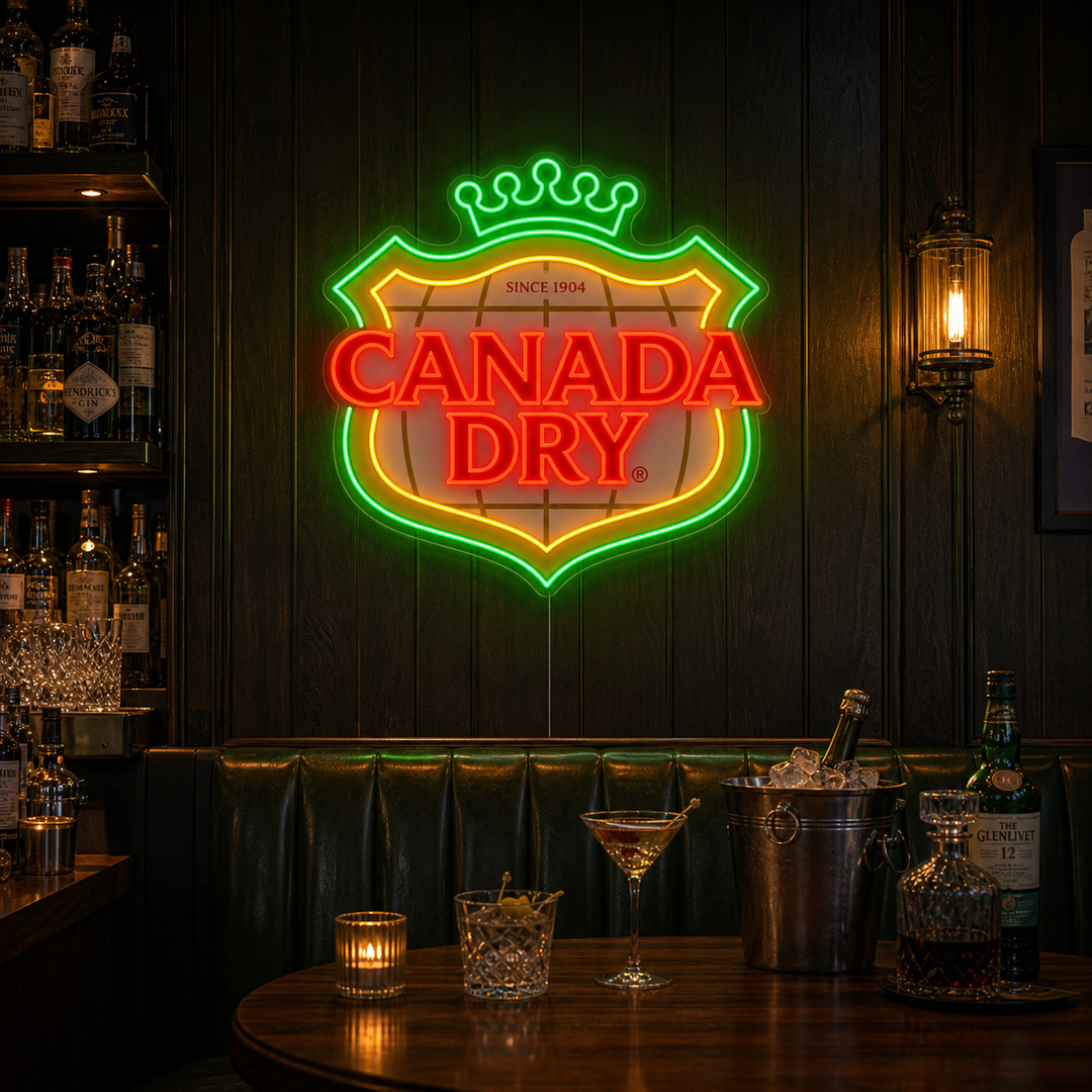 "Canada Dry" Neonkyltti