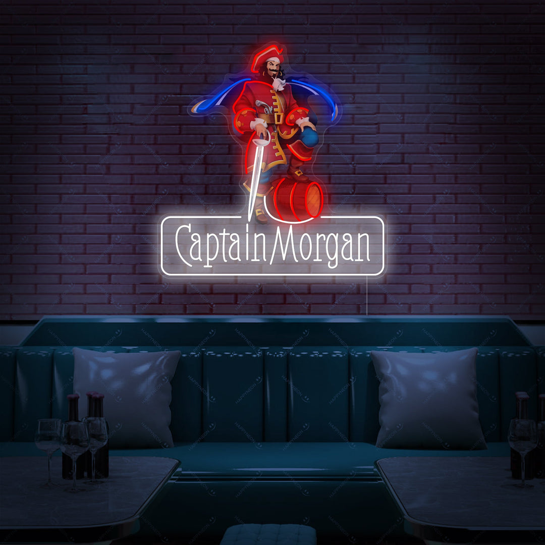 "Captain Morgan" Neonkyltti