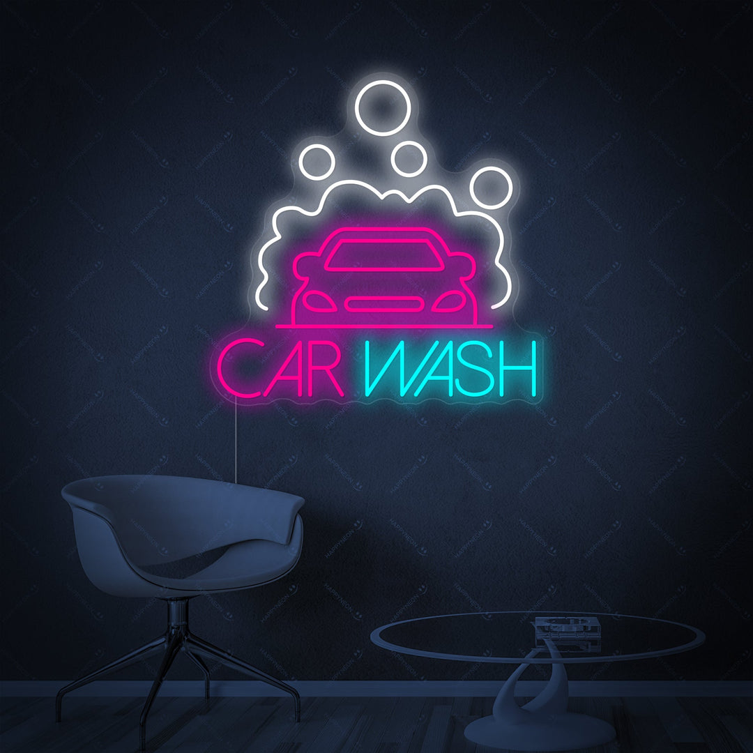 "Car Wash" Neonkyltti