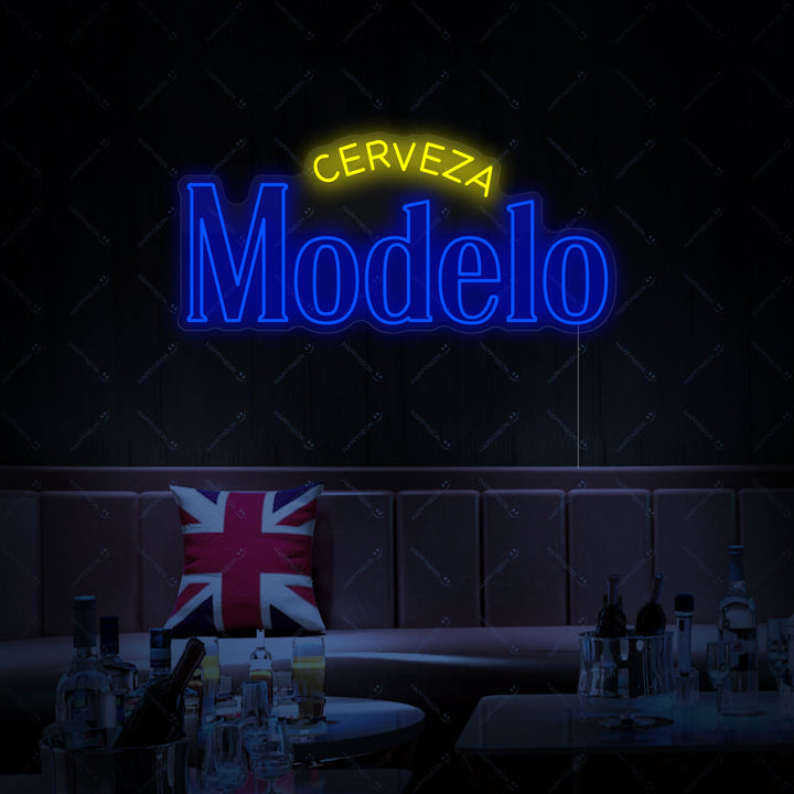 "Cerveza Modelo" Neonkyltti