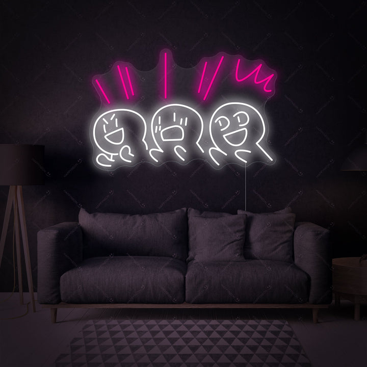 "Piristää" Neonkyltti