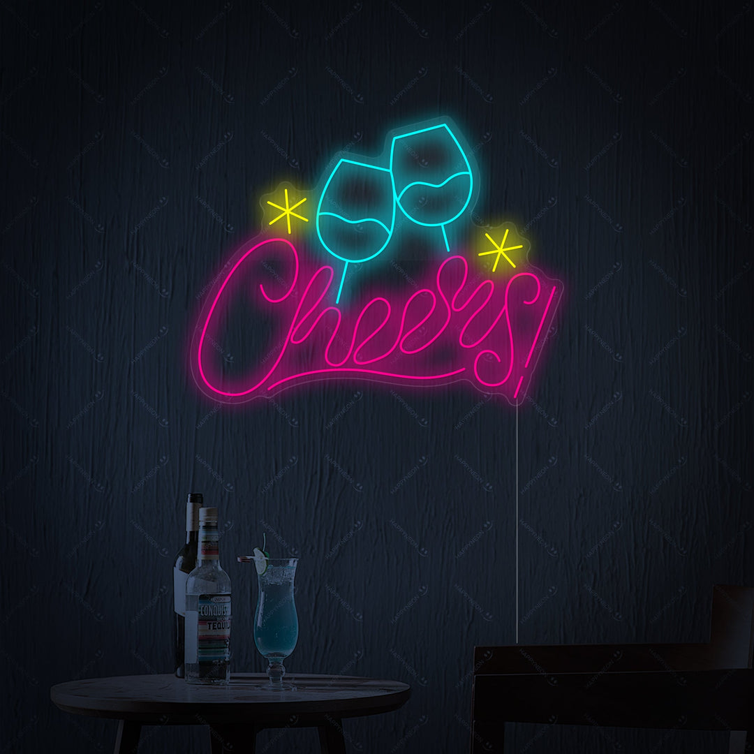 "Cheers" Neonkyltti