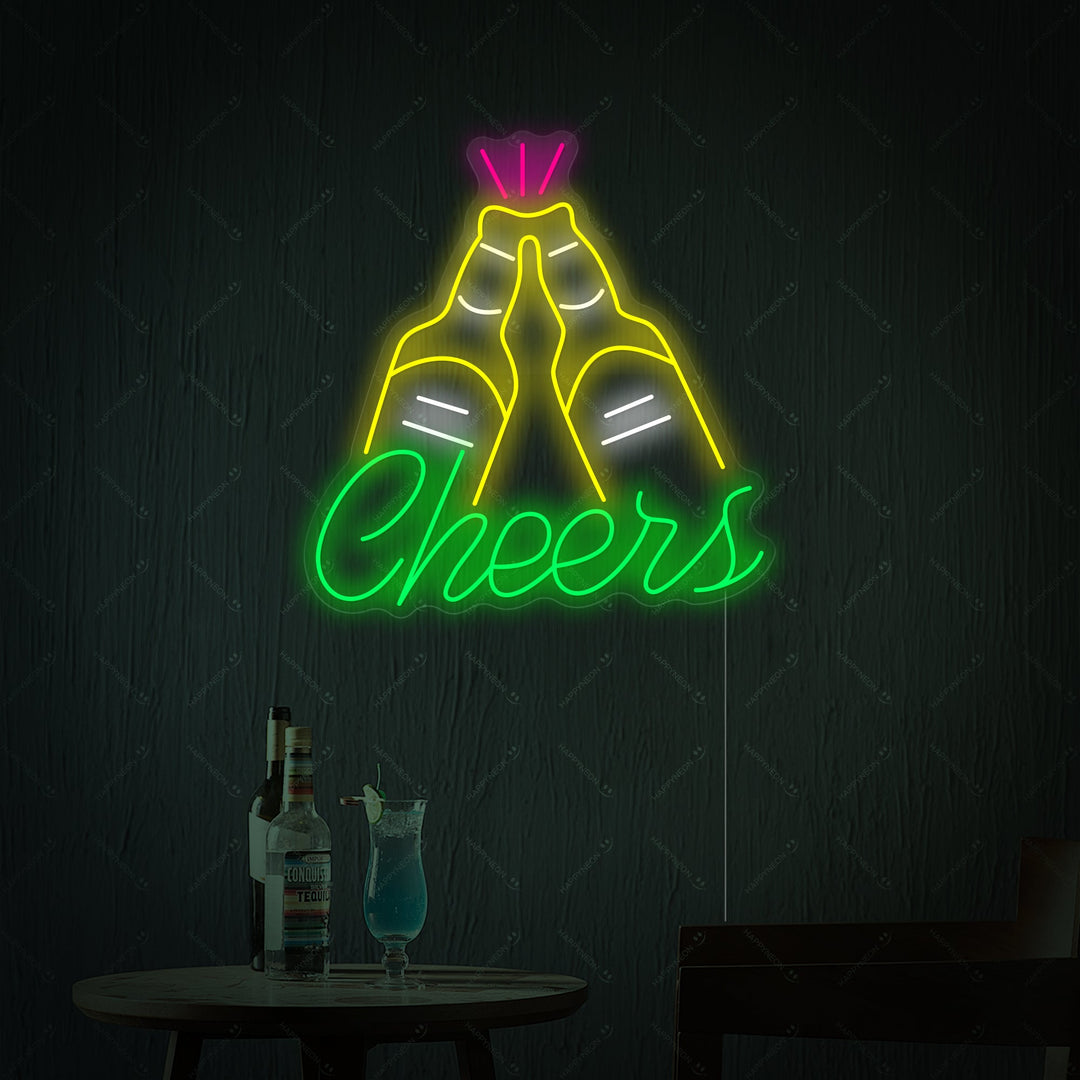 "Cheers" Neonkyltti