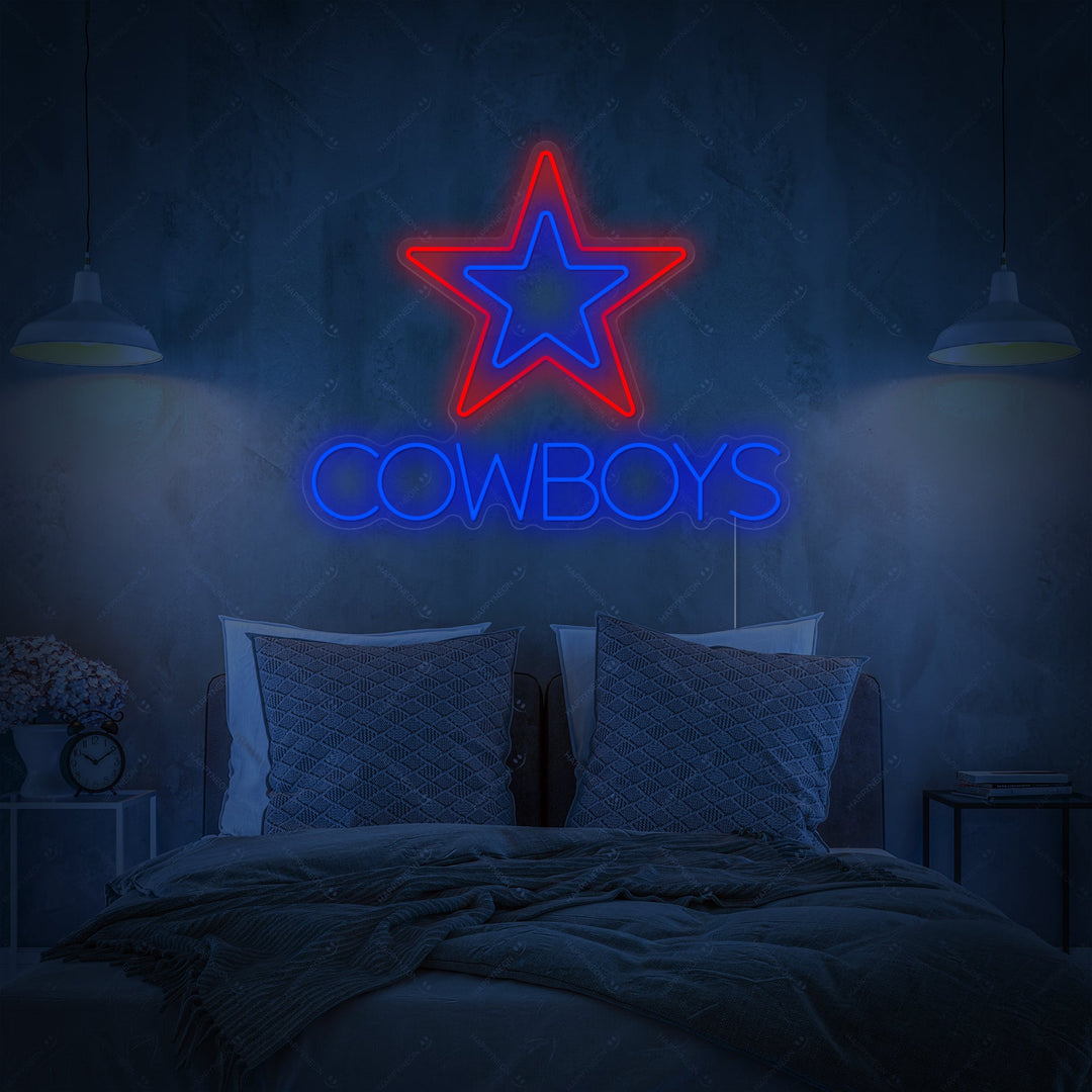 "Cowboys" Neonkyltti