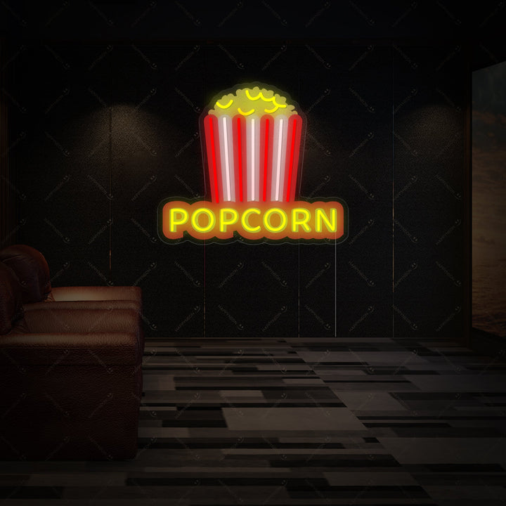 "popcorn" Neonkyltti