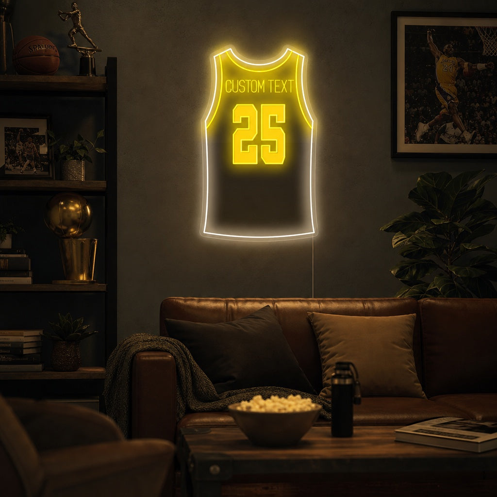 "Custom Koripallo Jersey" Neonkyltti