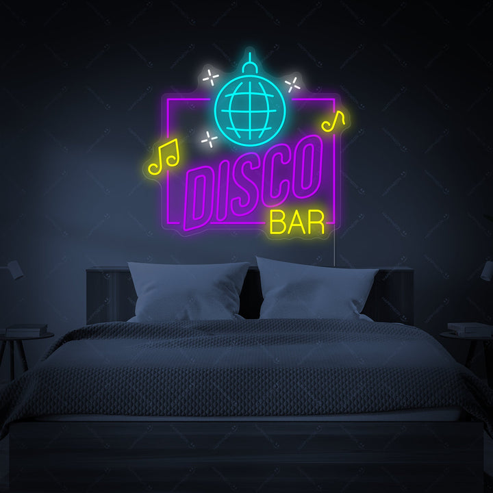 "Disco Bar" Neonkyltti