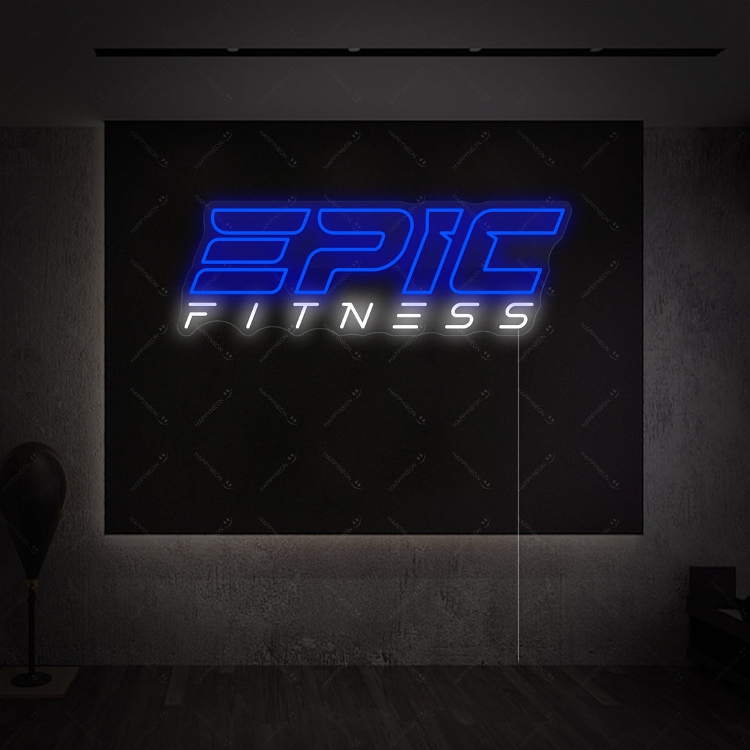 "Epic Fitness" Neonkyltti