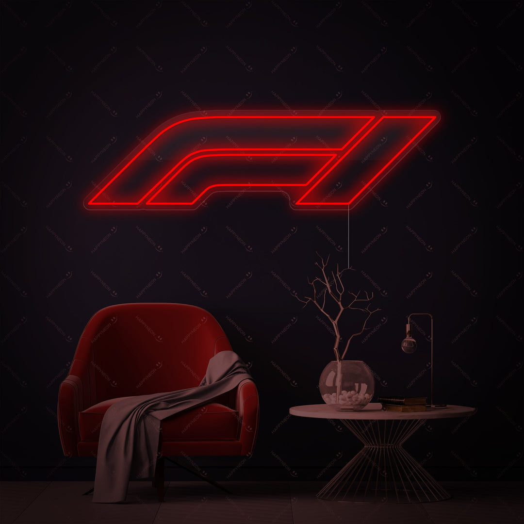 "F1 logo" Neonkyltti