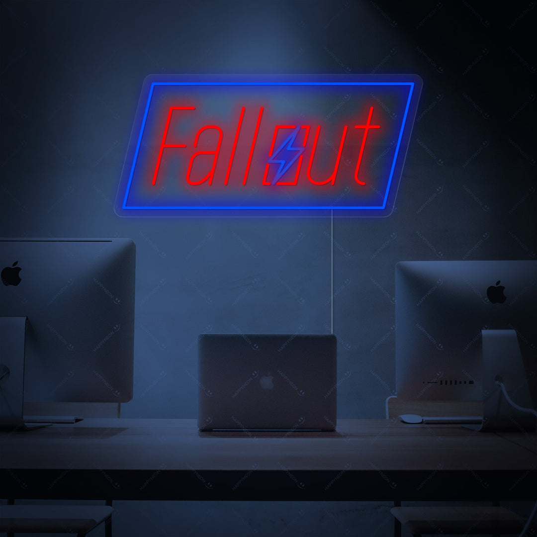 "Fallout" Neonkyltti