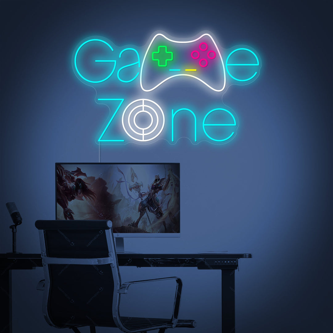 "Game Zone" Neonkyltti