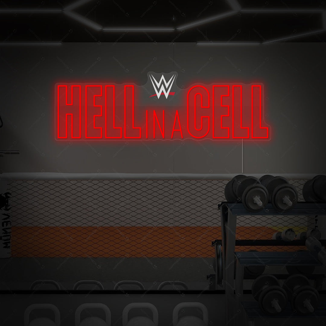 "Hell In A Cell" Neonkyltti