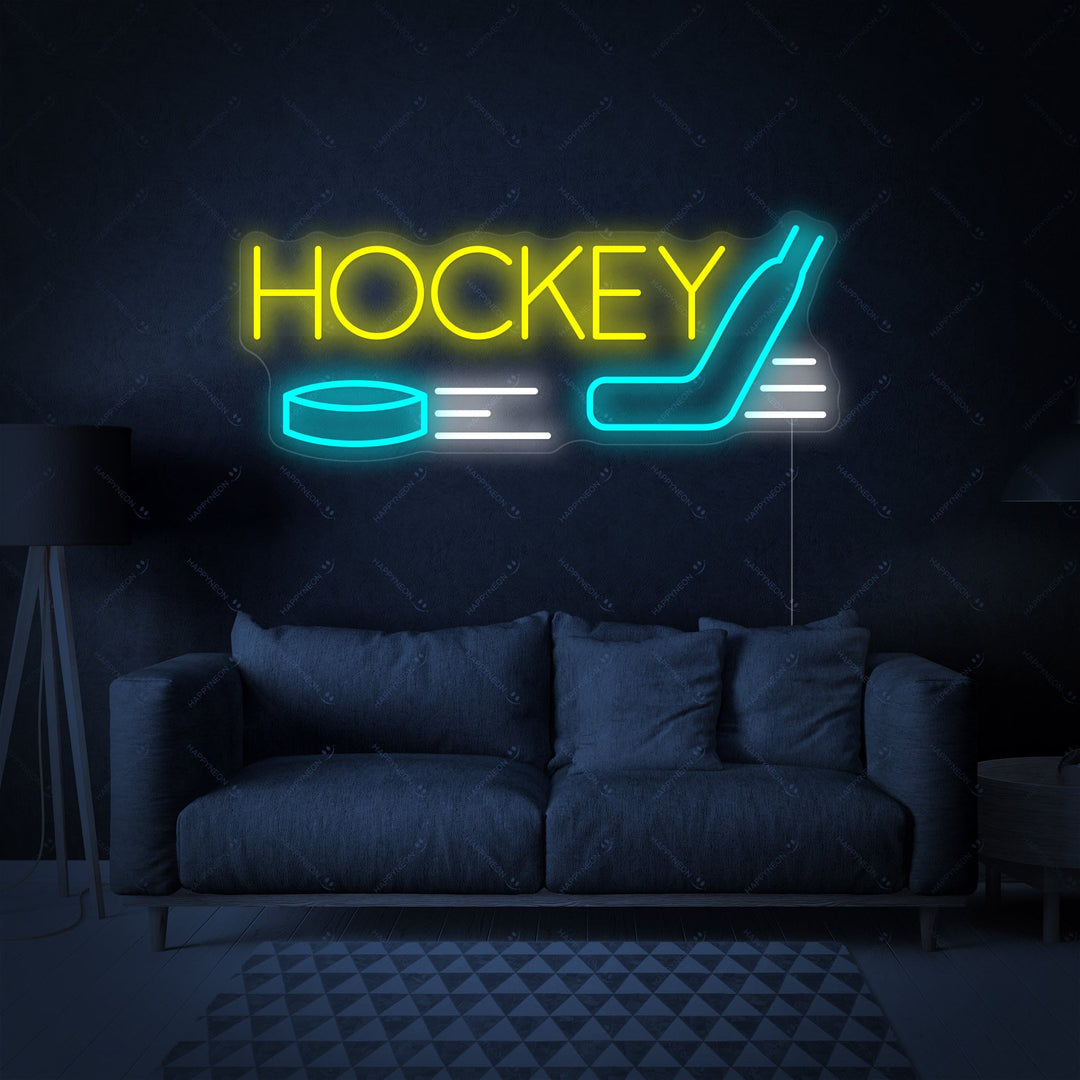 "Hockey" Neonkyltti