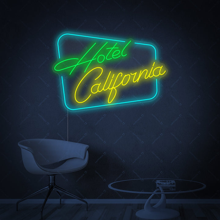 "Hotel California" Neonkyltti