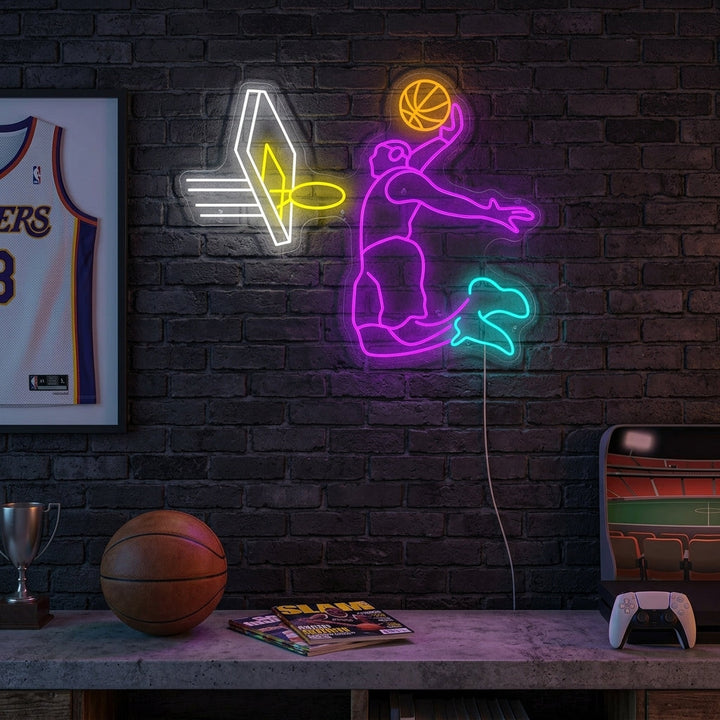 "Slam Dunk" Neonkyltti