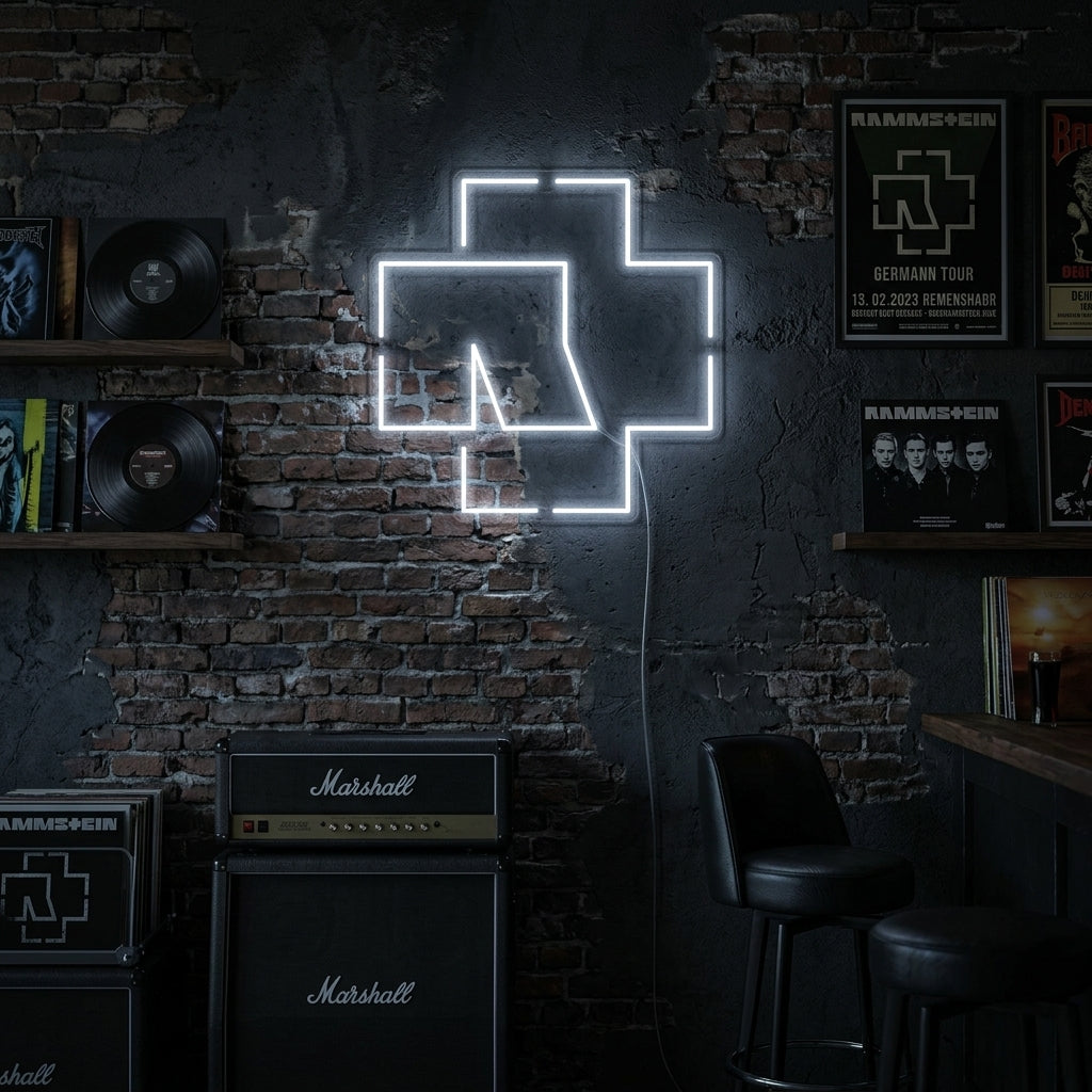 "Rammstein" Neonkyltti