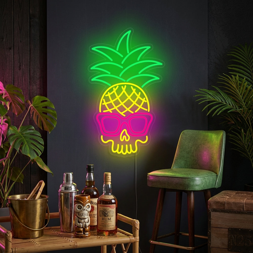 "Ananas Kallo" Neonkyltti
