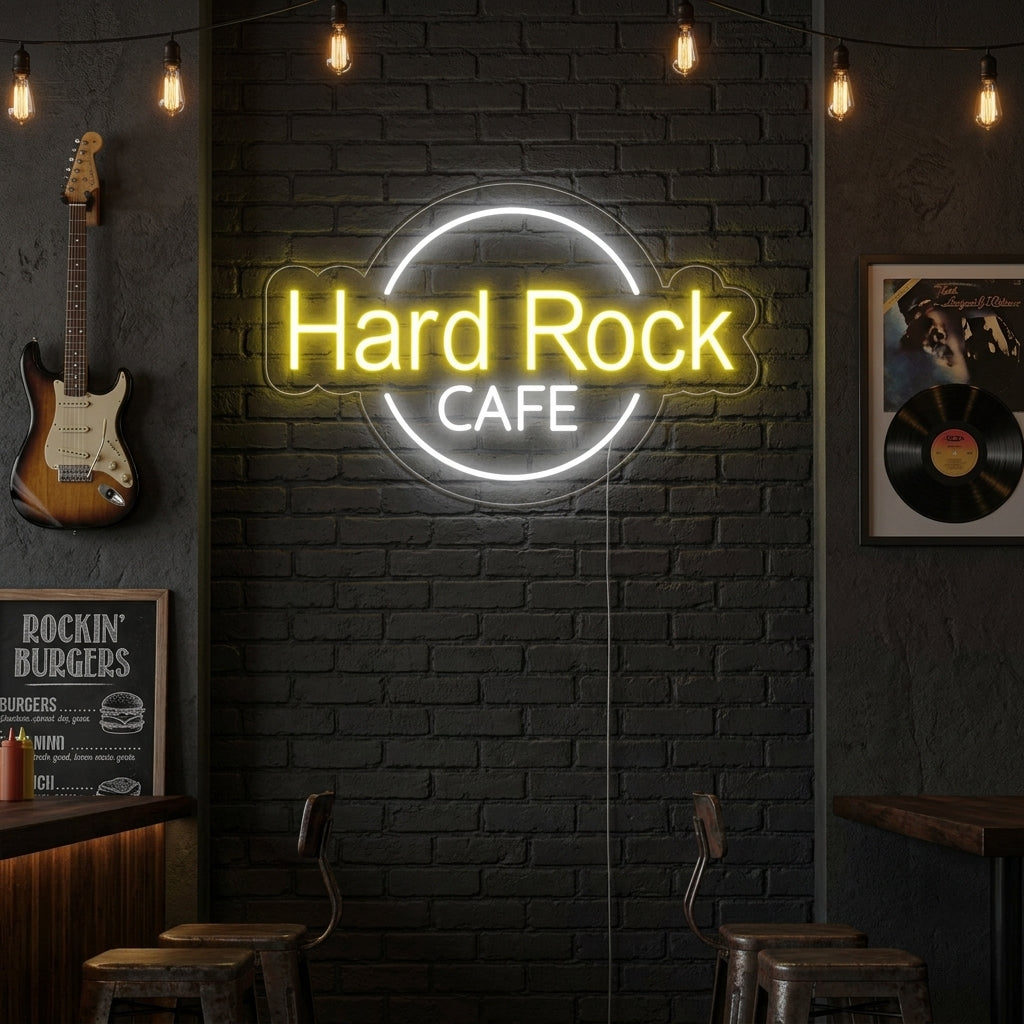 "Hard Rock Cafe" Neonkyltti