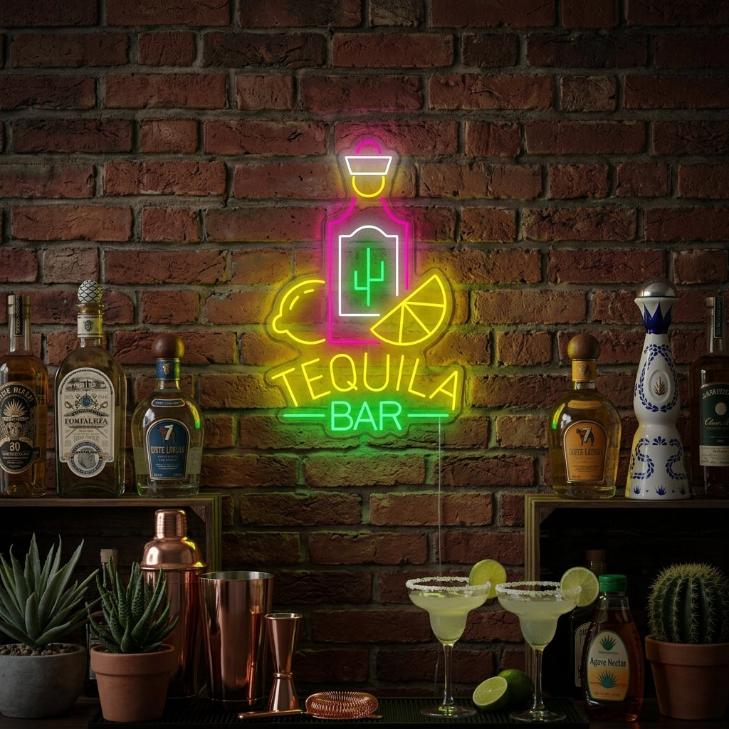 "Tequila Bar" Neonkyltti