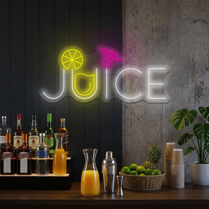 "Juice" Neonkyltti