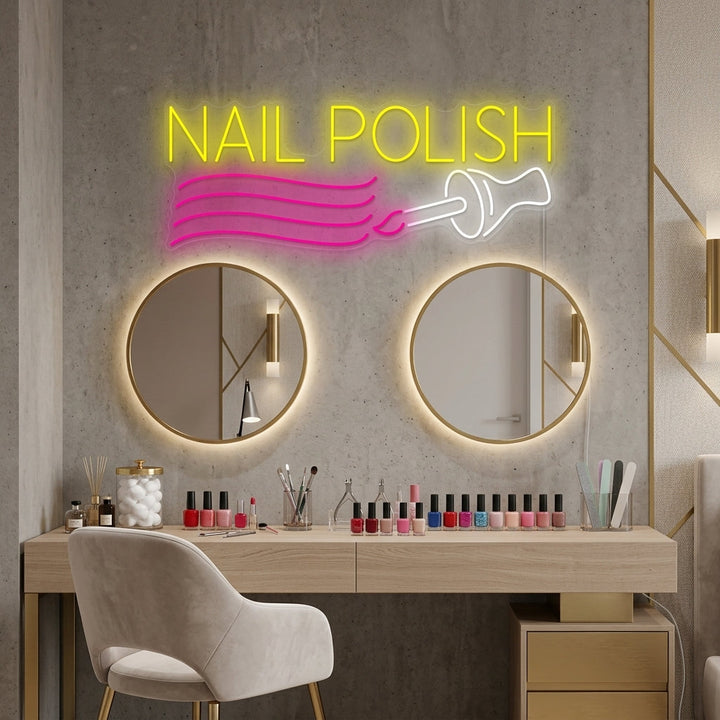 "Nail Polish" Neonkyltti