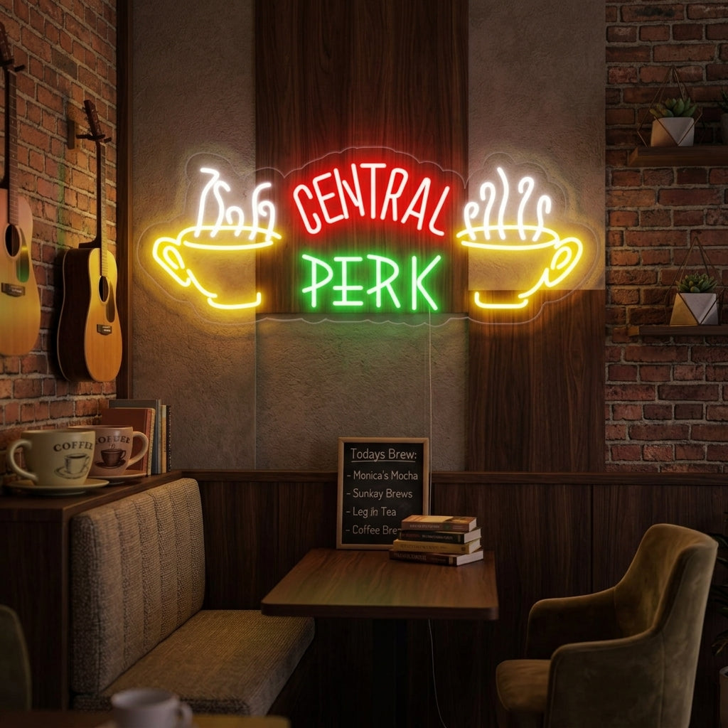 "Central Perk" Neonkyltti