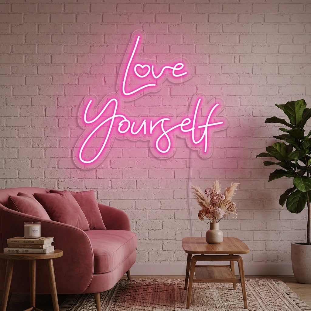 "Love Yourself" Neonkyltti