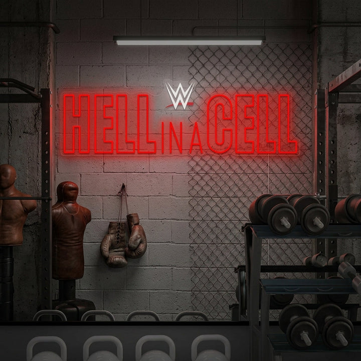 "Hell In A Cell" Neonkyltti