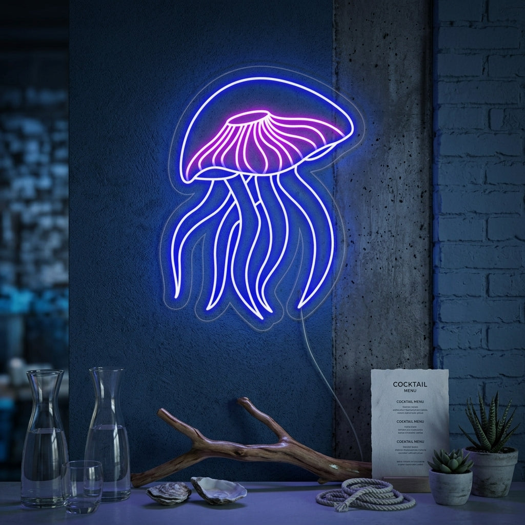 "Meduusa" Neonkyltti