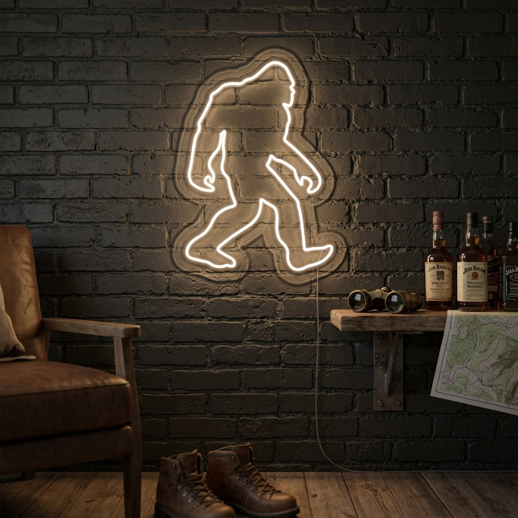 "Sasquatch" Neonkyltti