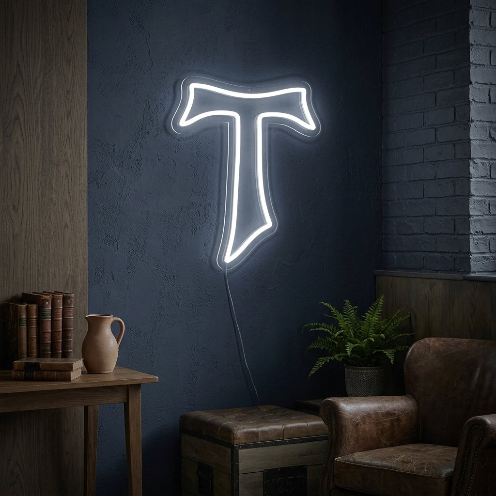 "Tau Risti" Neonkyltti