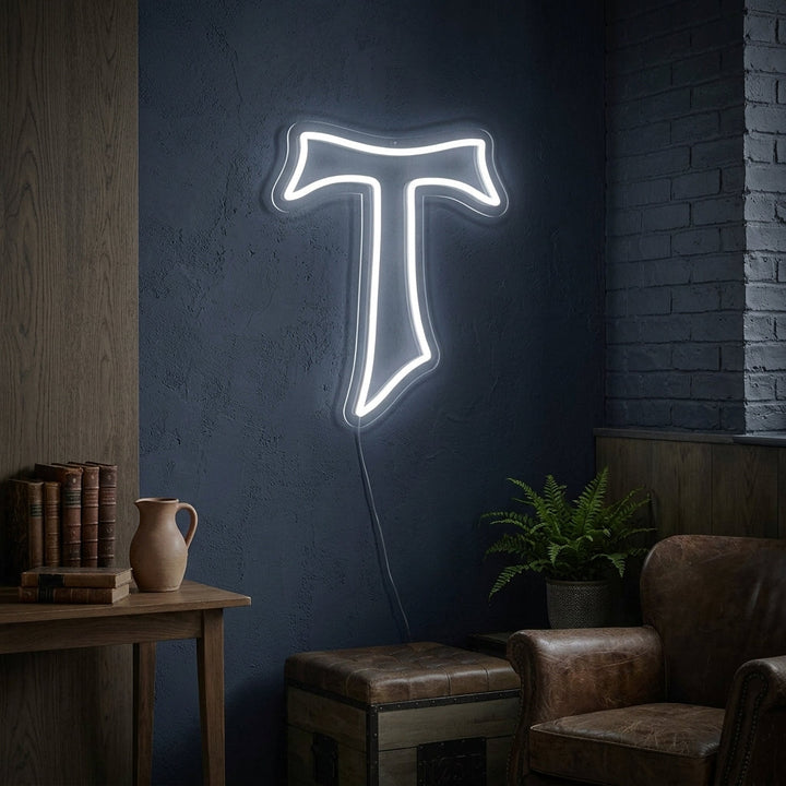 "Tau Risti" Neonkyltti