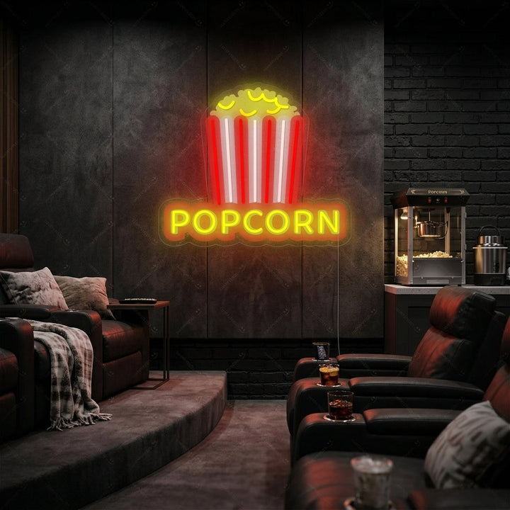 "popcorn" Neonkyltti