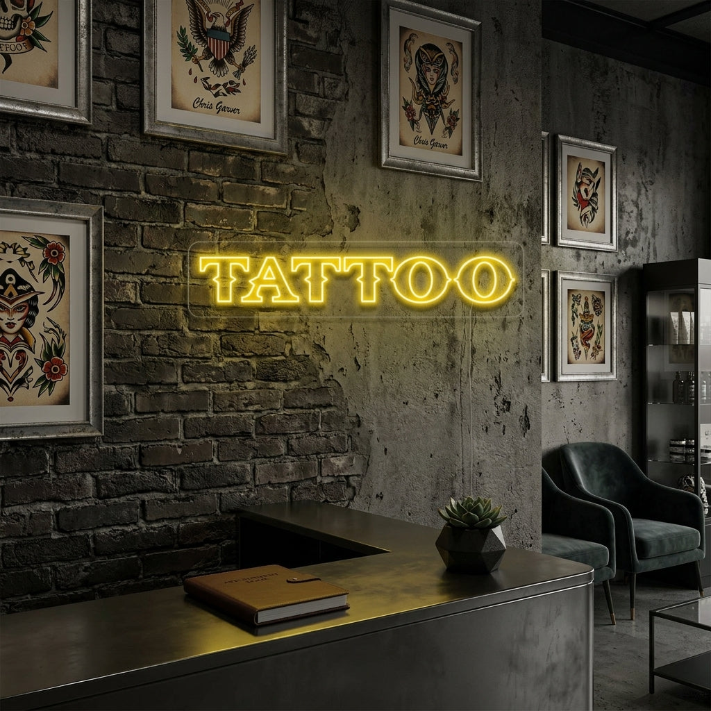 "Tattoo" Neonkyltti