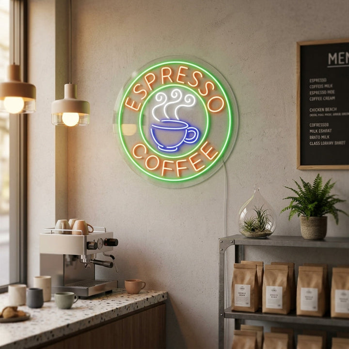 "Espresso Coffee" Neonkyltti