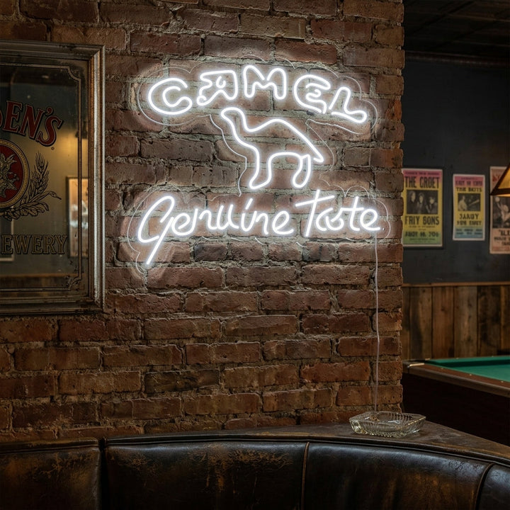 "Camel Genuine Taste" Neonkyltti