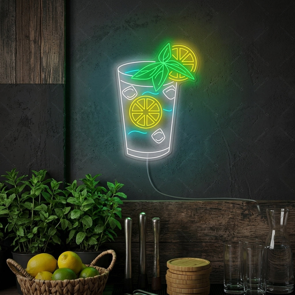 "Mojito Bar" Neonkyltti