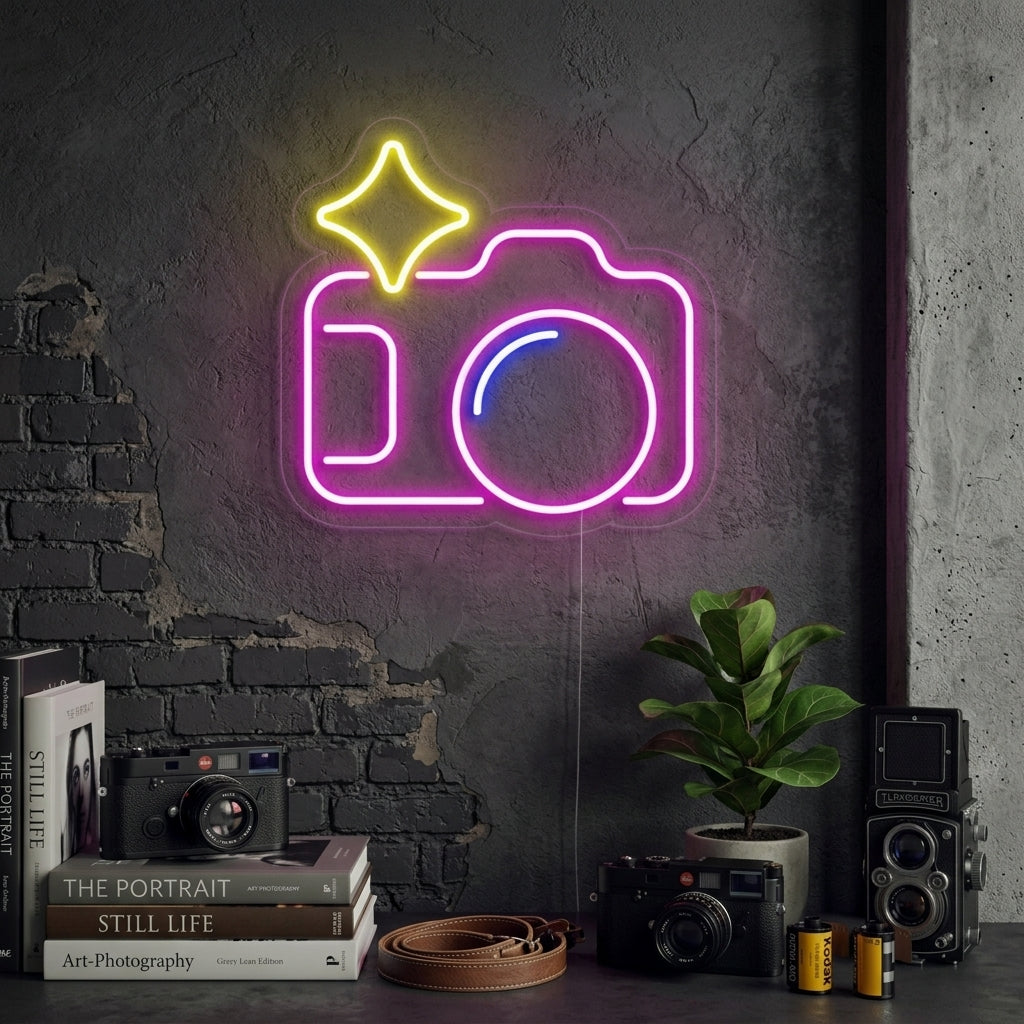 "Kamera" Neonkyltti