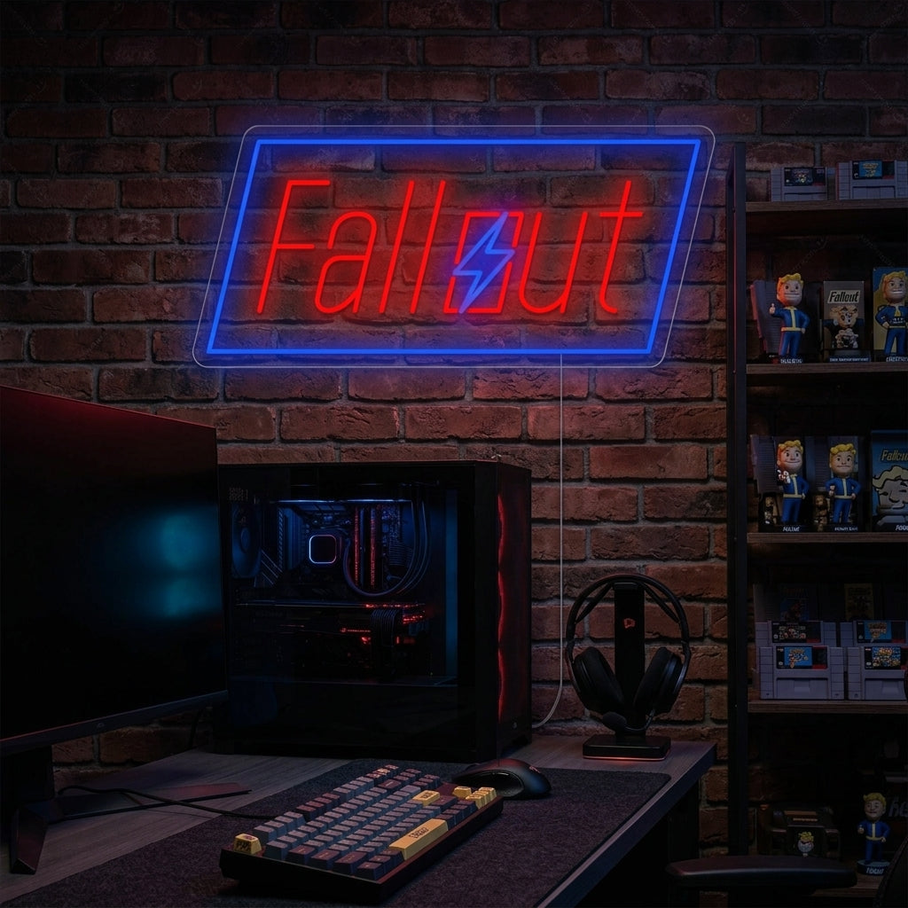 "Fallout" Neonkyltti