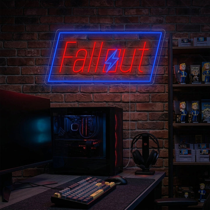 "Fallout" Neonkyltti
