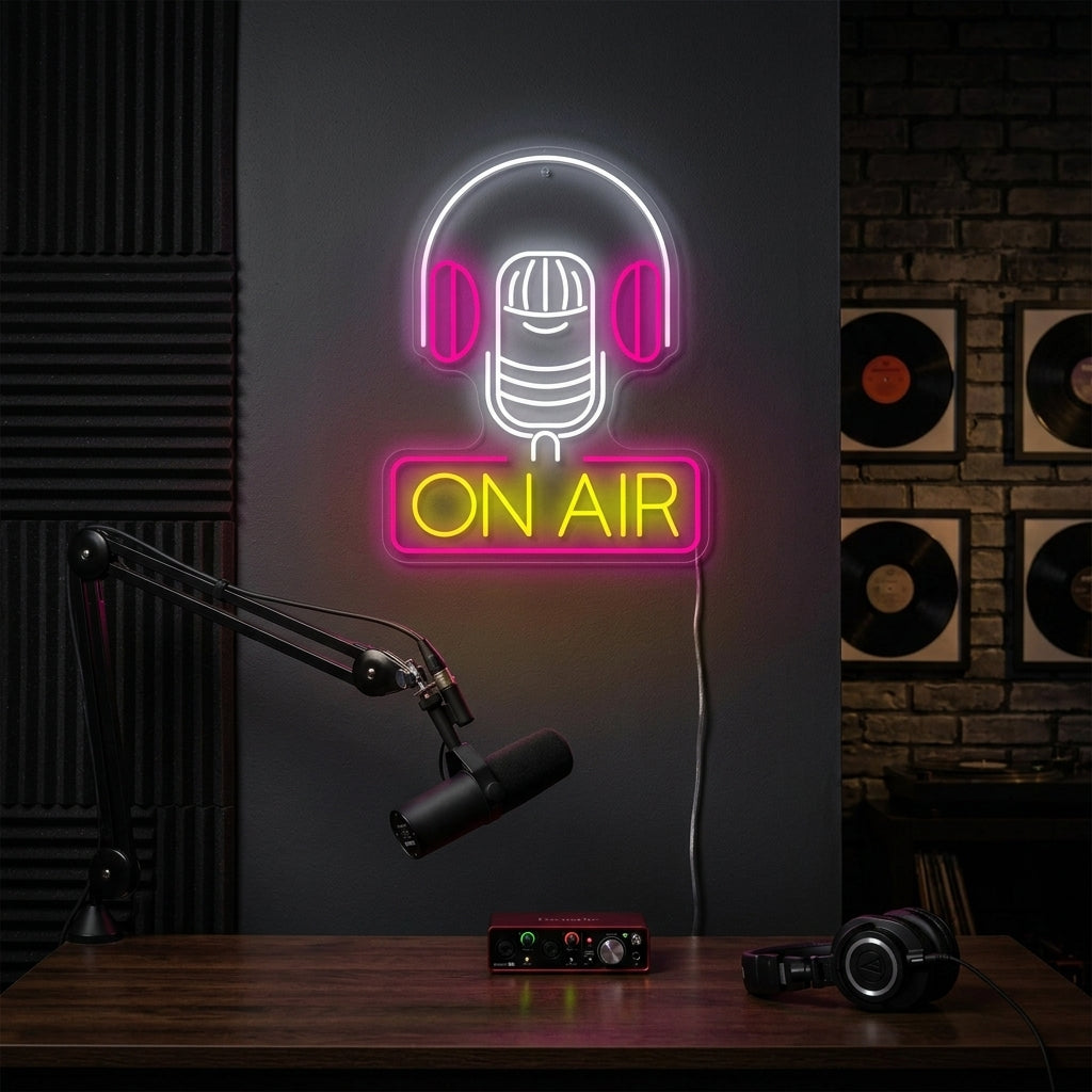 "On Air" Neonkyltti
