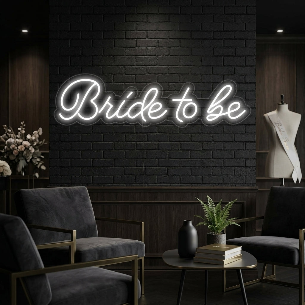 "Bride To Be" Neonkyltti