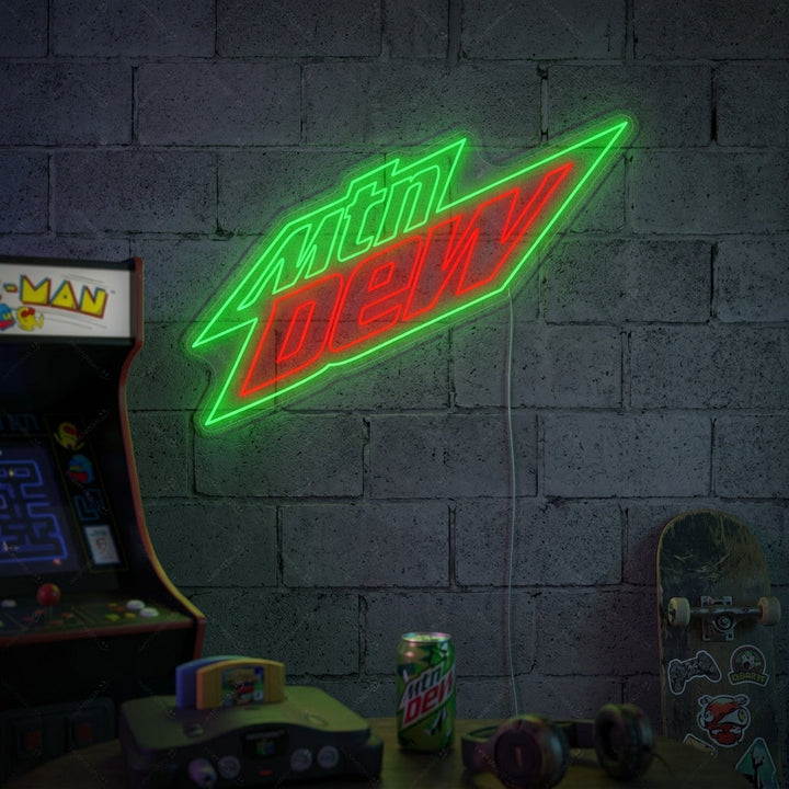 "Mountain Dew" Neonkyltti