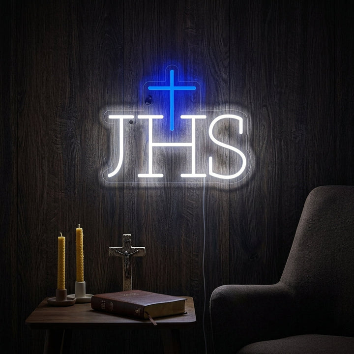 "Ihs Jesus Symboli" Neonkyltti