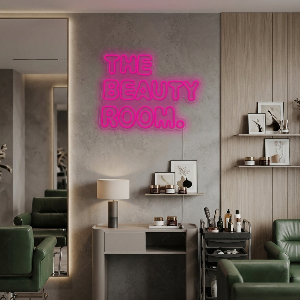 "The Beauty Room" Neonkyltti