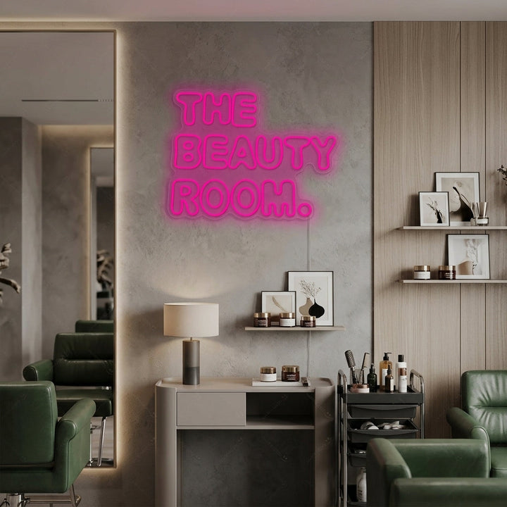 "The Beauty Room" Neonkyltti