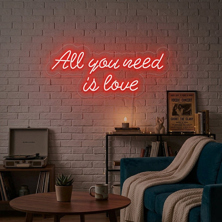 "All You Need Is Love" Neonkyltti